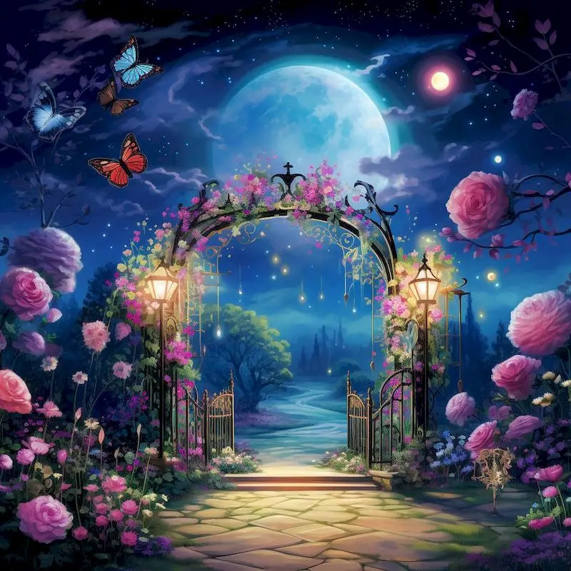 

GATYZTORY 5D Diamond Painting Landscape Handicraft Moon Mosaic Full Diamond Embroidery Art Rhinestone Home Decor