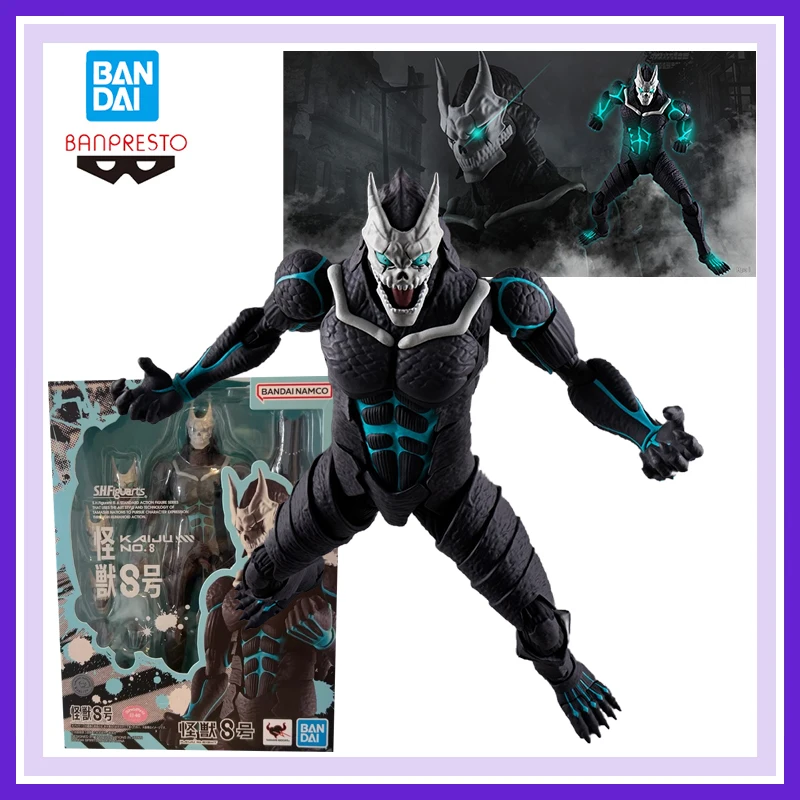 

Подлинная новинка и неоткрытая Bandai Banpresto S.h.figuarts Kaiju Number Eight Kafka Hibino, аниме-фигурки, модель 19 см, игрушка