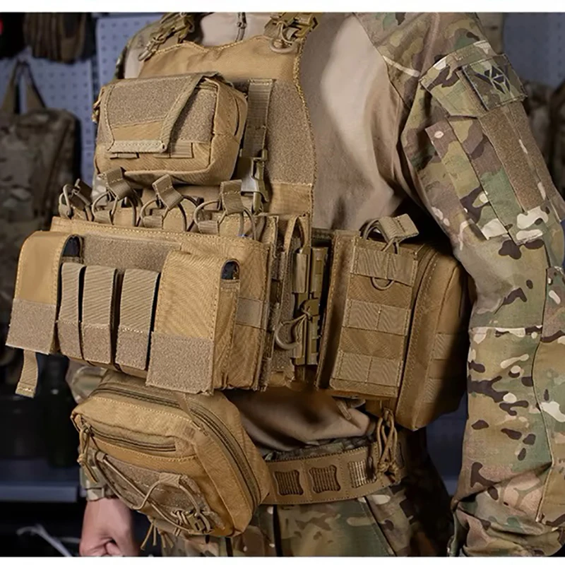 

Yakeda 1000D полиэстер черный тактическое снаряжение Chaleco Tactico тренировочный жилет Plate Carrier Molle тактические жилеты Colete Tatico