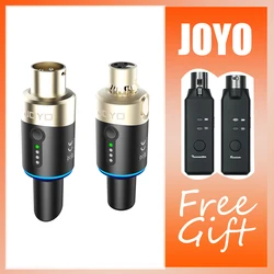 JOYO MW-1 5.8GHz Wireless Microphone System Plug-on XLR Mic Adapter Wireless Transmitter and Receiver Free WP-7 Microphone