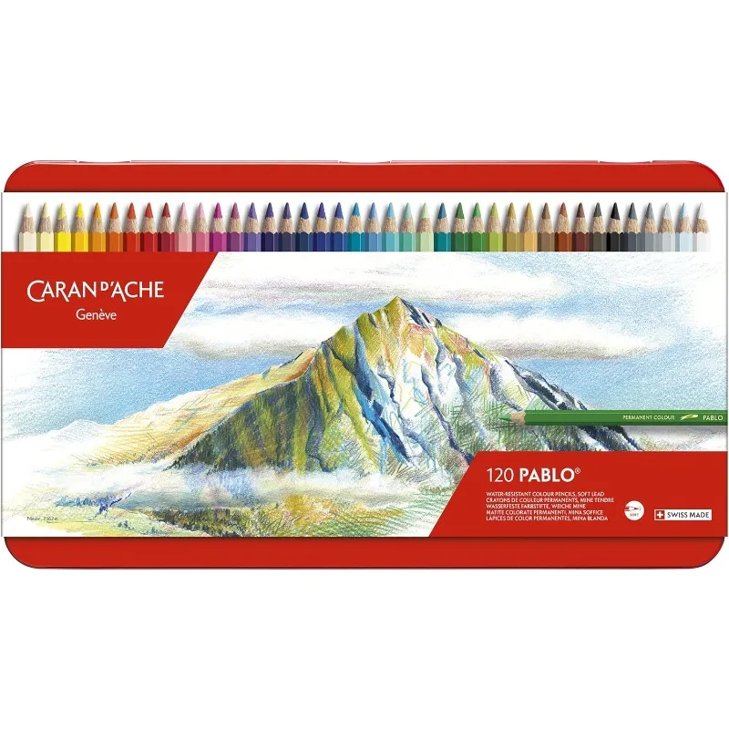 Pablo Colored Pencil Set Of 120 Metal Box (666.420)