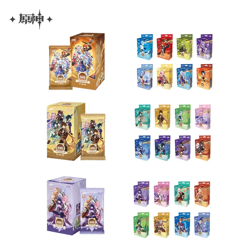

Sunsyea Genshin Impact Official Merch miHoYo Original Authentic Genius Invokation TCG Battle Cards QSZH Tartaglia Zhongli