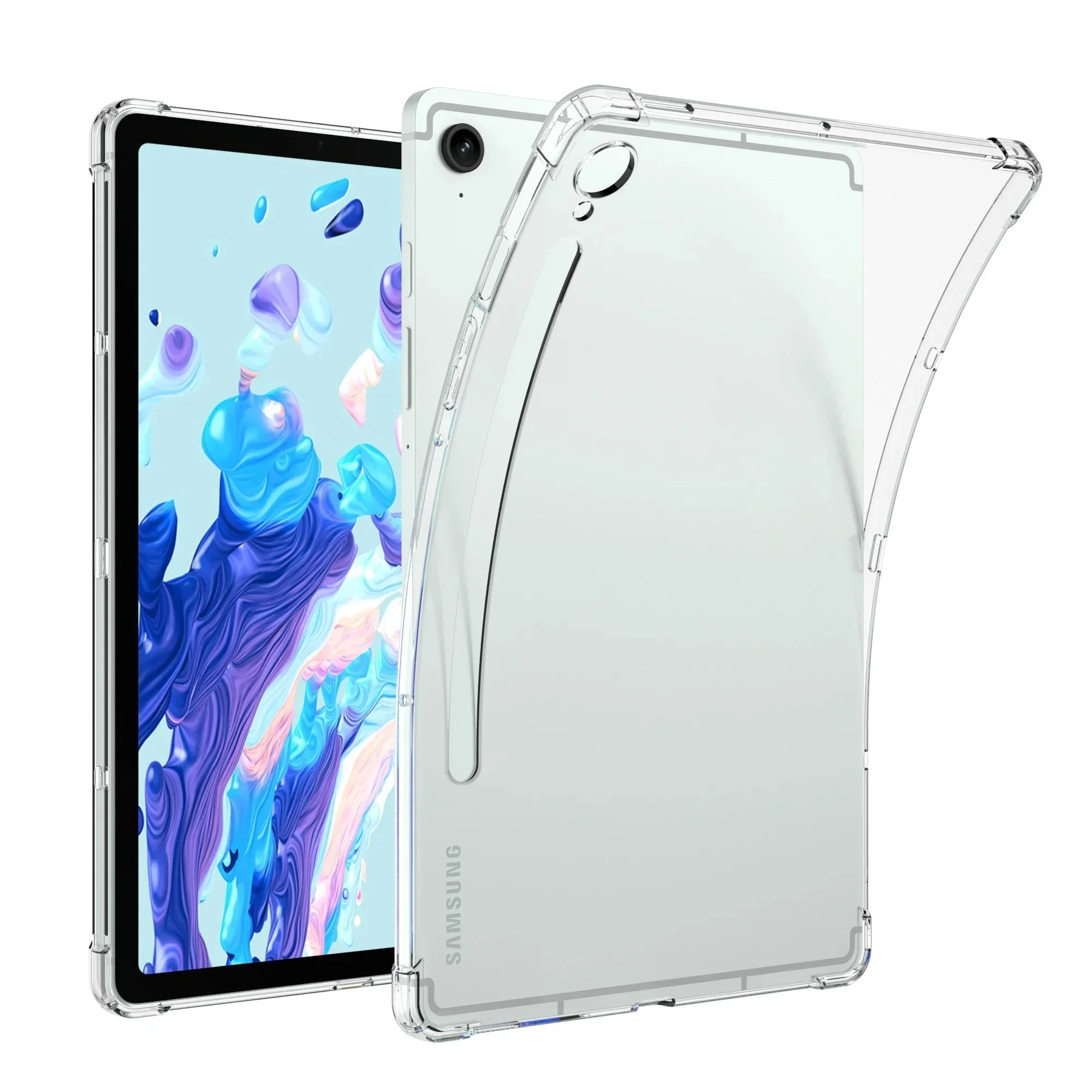 TPU Soft Back Case For Samsung Galaxy Tab A8 10.5 X200 A7 T500 Lite t220 T290 S8 X700 S7 T870 S6Lite A9 X110 A9+ X210 S10 S11