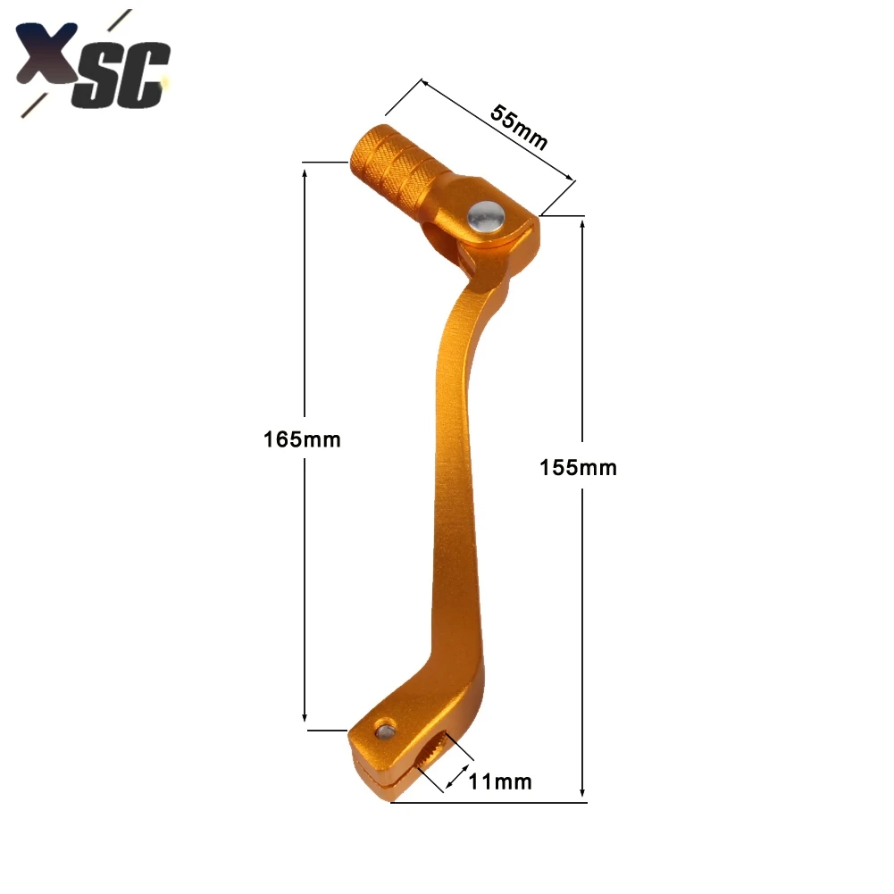 Motorcycle CNC Folding Aluminum Gear Shift Lever Gear Shift Lever Fit Motorcycle ATV Dirt Bike Pit Bikes Gear Lever Accessories