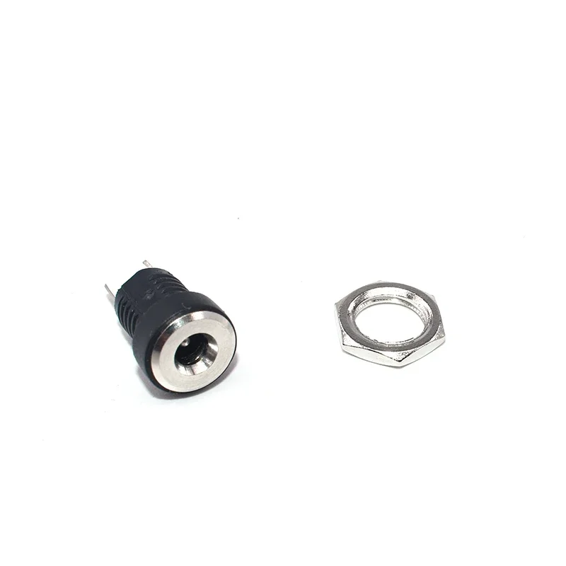 10PCS DC-022B 5.5x2.1mm 5.5 X 2.1 mm Female DC Power adapter dc jack connector DC022B DC power plug male 5.5*2.1mm 5.5*2.5 mm