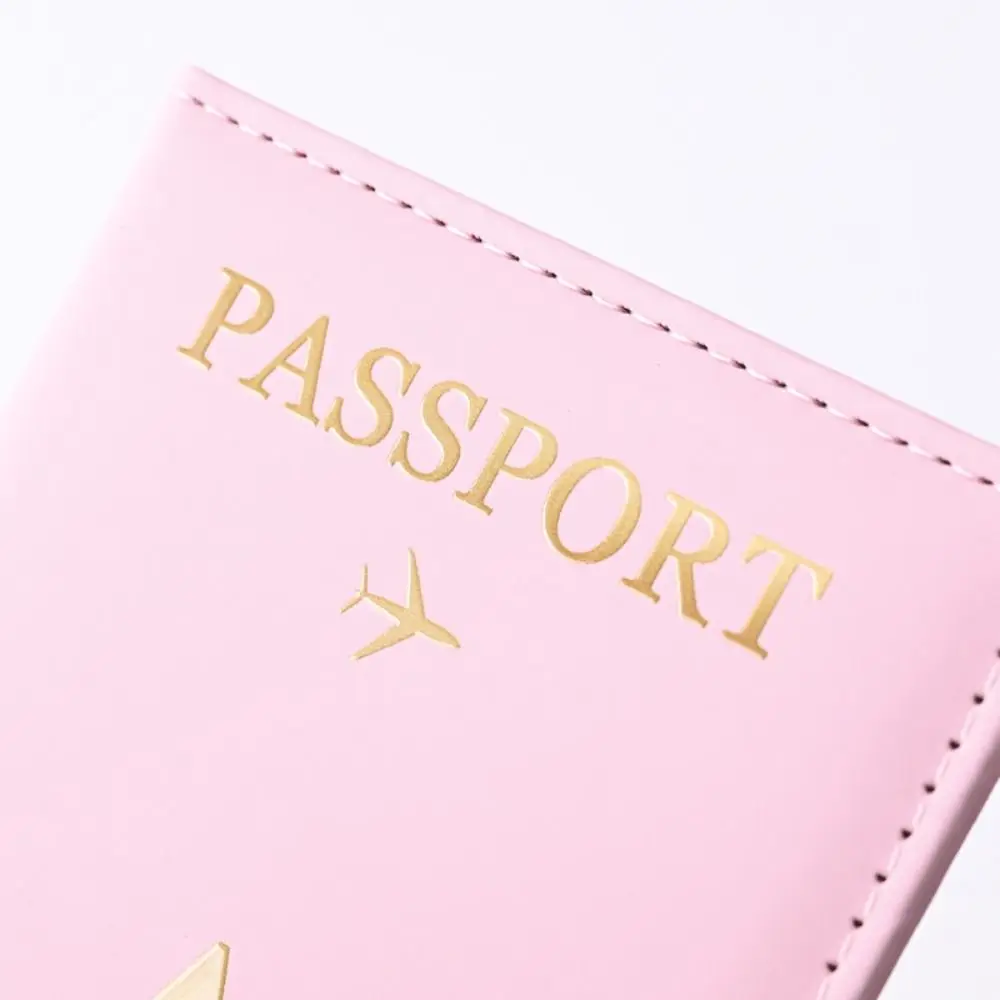 Fashion PU Leather Passport Cover Multi-card Letter Passport Holder Case Waterproof Credit Card Protector Cover Woman&Men