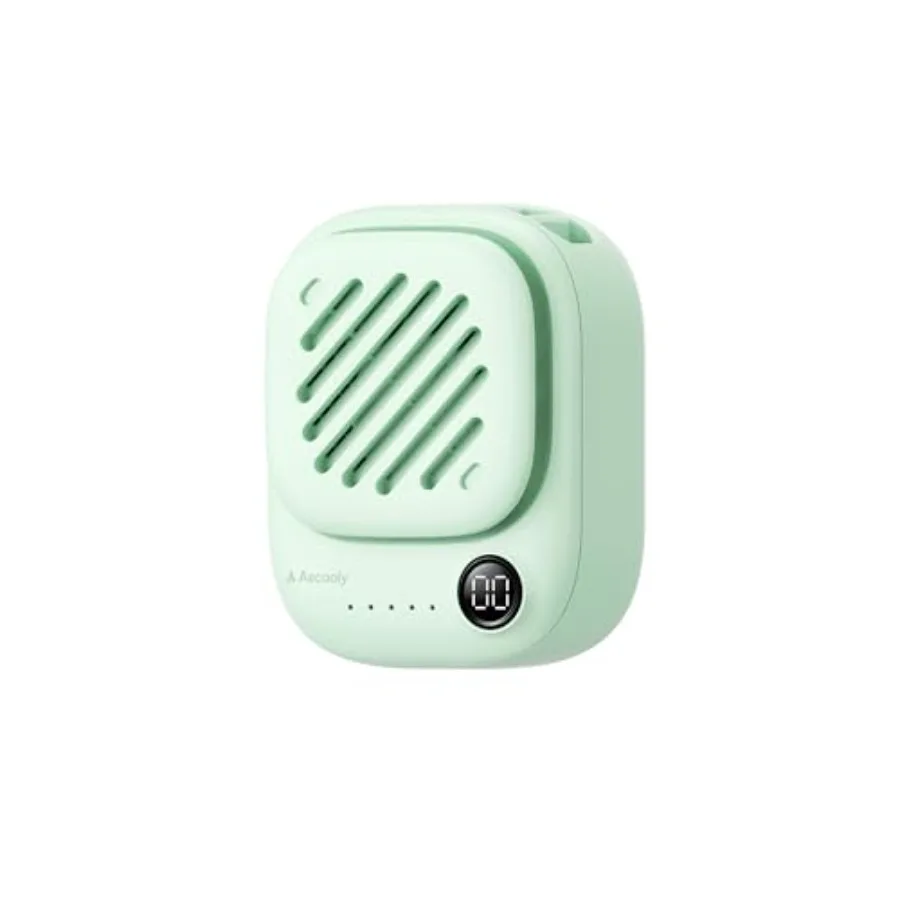 

Mini Portable Neck Fan, Mighty Hands Free Fan, Fit Click 01 USB Rechargeable [10H Max Cooling Time], Personal Battery Powered,