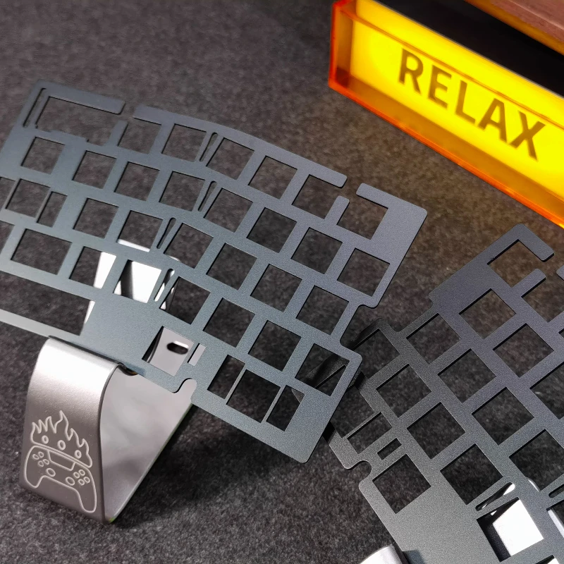 QK Alice Duo Keyboard Positionin Board Custom FR4/ALU/PC Stabilizer Mounting PlateHigh Precision Fit Gaming Keyboard Accessories