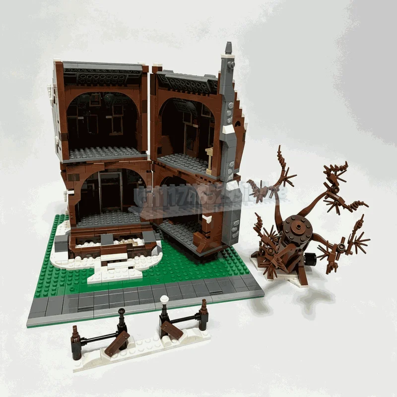 1629PCS Howling Hideout Fantasy MOC Creative Architecture Model Custom Puzzle DIY Education Assembly Building Blocks Toy Gifts