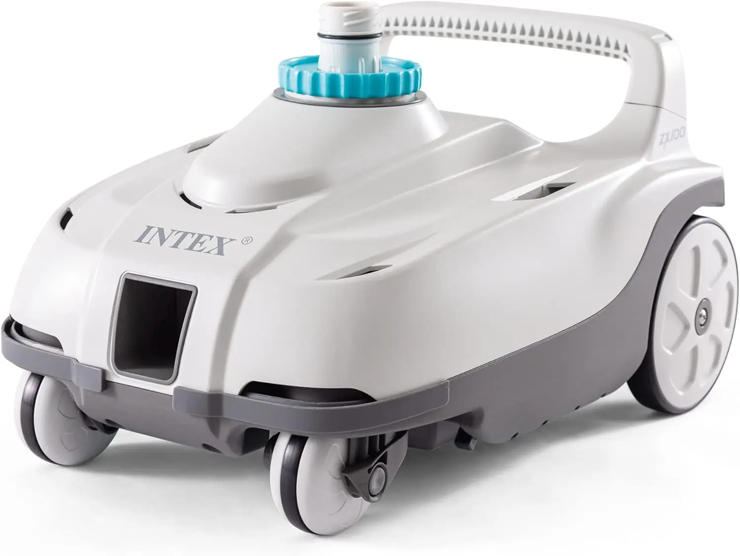 ZX100 Pressure-Side Above Ground Automatic Pool Cleaner: For Bigger Pools – Cleans Pool FloorRemoves DebrisRemovable