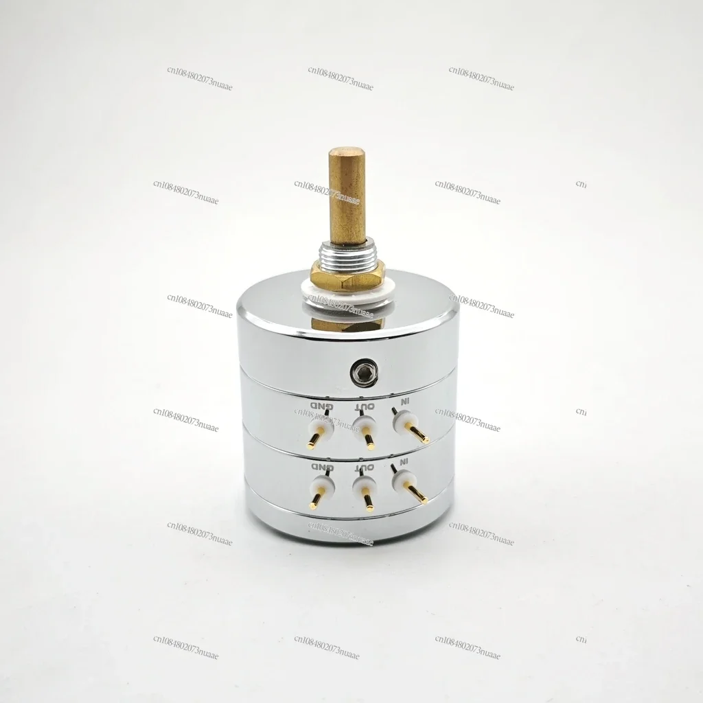 24-Speed Copper Shaft Aluminum Alloy Shell, Sub-pressure Type Two-channel Volume Potentiometer