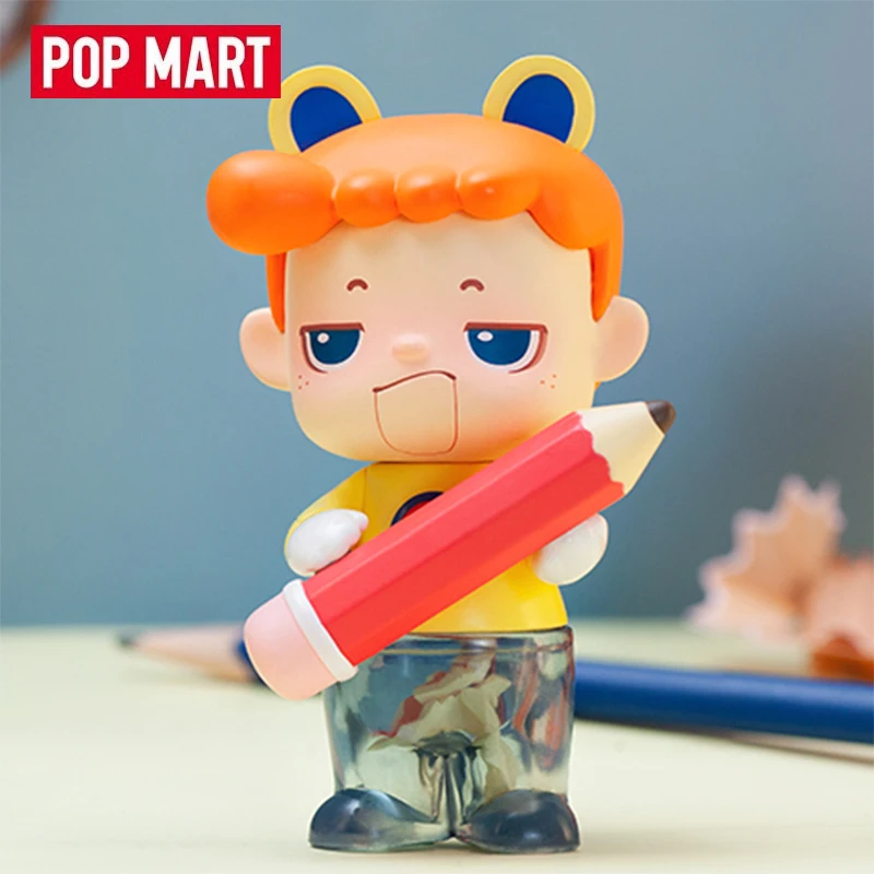 Popmart Migo Briefpapier Serie Blind Box Guess Bag Mystery Box Spielzeug Puppe Nette Anime Figur Desktop Ornamente Geschenk Sammlung