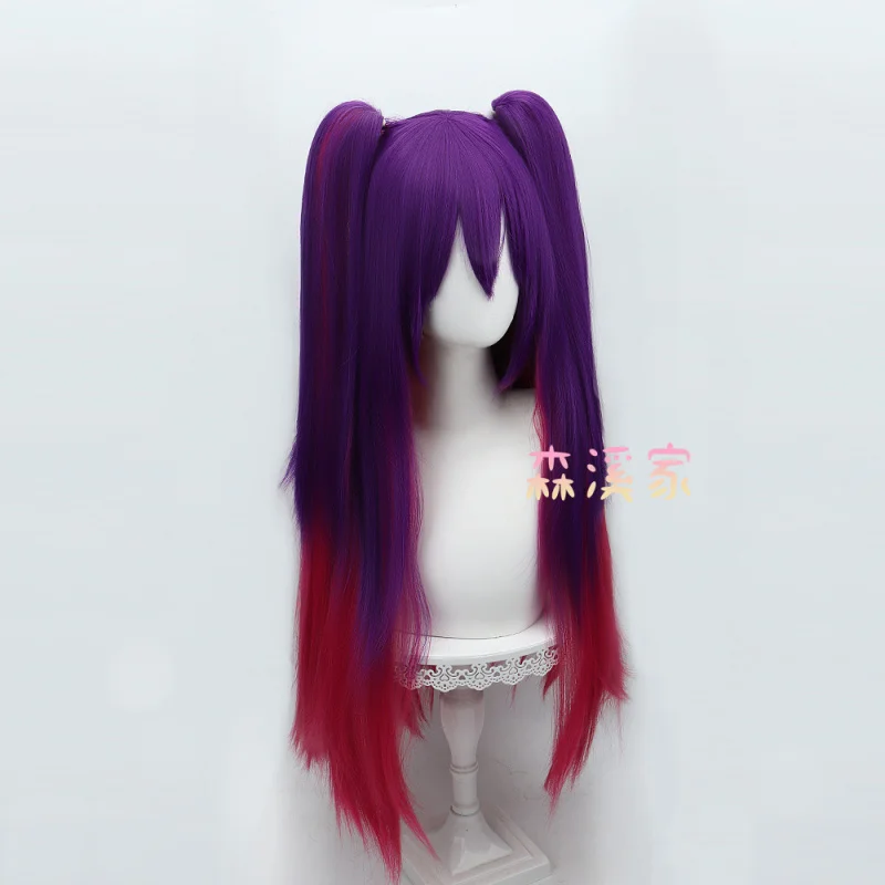 2.5 إغراء الأبعاد البرتقال الجمال زهرة زنبق زنبق Elu cosWig النمر الفم كليب ذيل حصان مزدوج