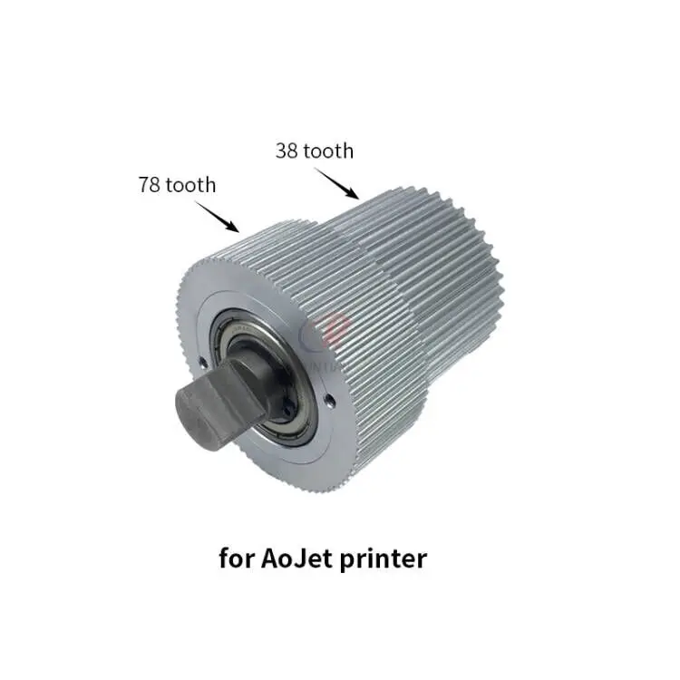 1pcs Good Quality Timing Belt Pulley for Aojet Inkjet Printer 38teeth 78teeth 96teeth Single Double Gear wheel