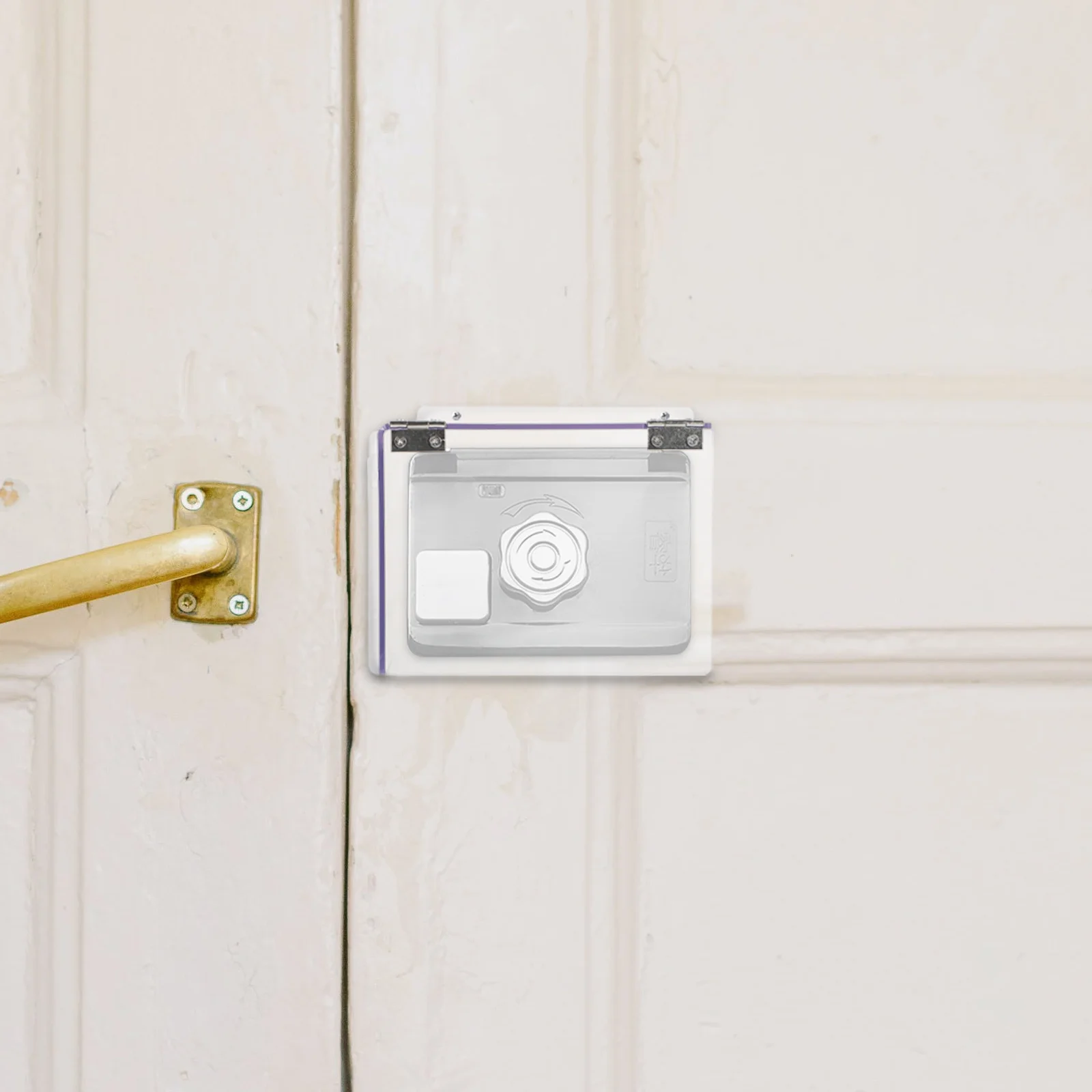 

Doorbell Cover Waterproof Protector For Access Control Machine Outdoor Rainproof Sun Resistant Attendance Device Shell Multi-Use