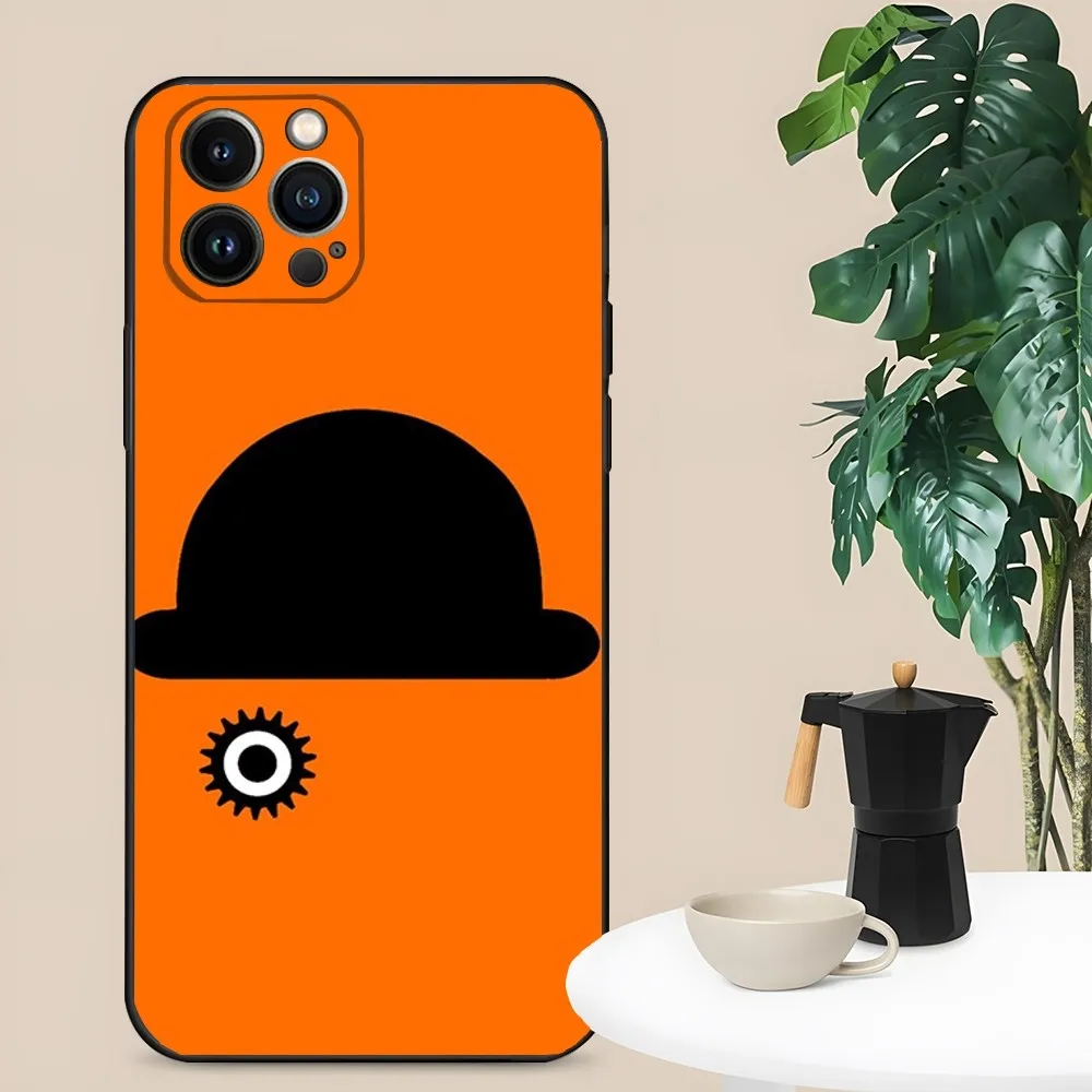 Phone Case For iPhone 16,15,14,13,12,11,Plus,Pro Max,XS,X,XR,SE,Mini,8,7 Soft A Clockwork Orange Film Silicone Black Cover