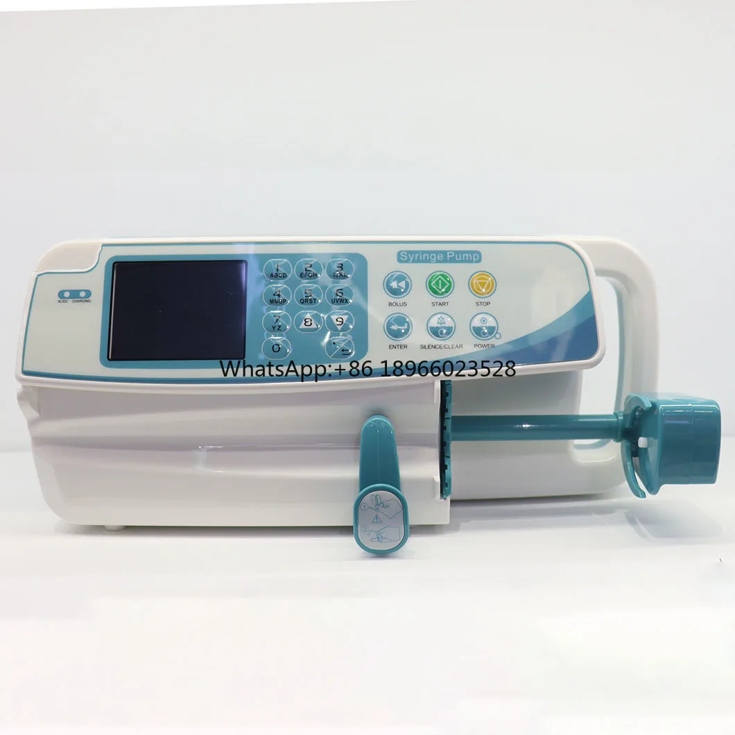 Veterinary Automatic Syringe Pump Single Channel Medical Portable Vet Animal TCI Syringe Pump