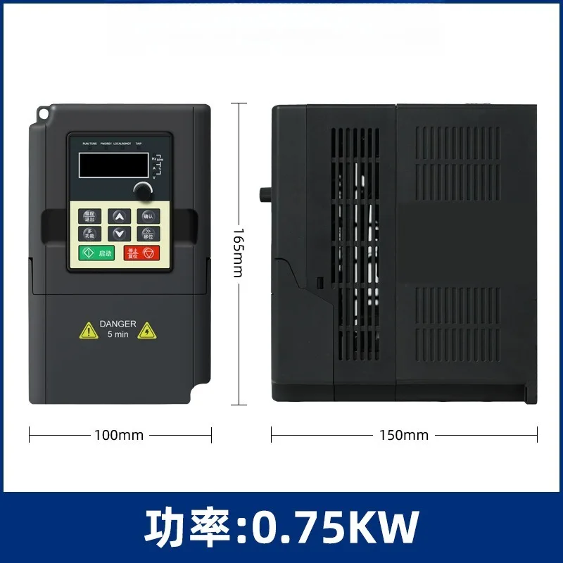 Three-phase inverter 380V vector heavy-duty water pump fan motor speed control controller 7.5/22/55kW