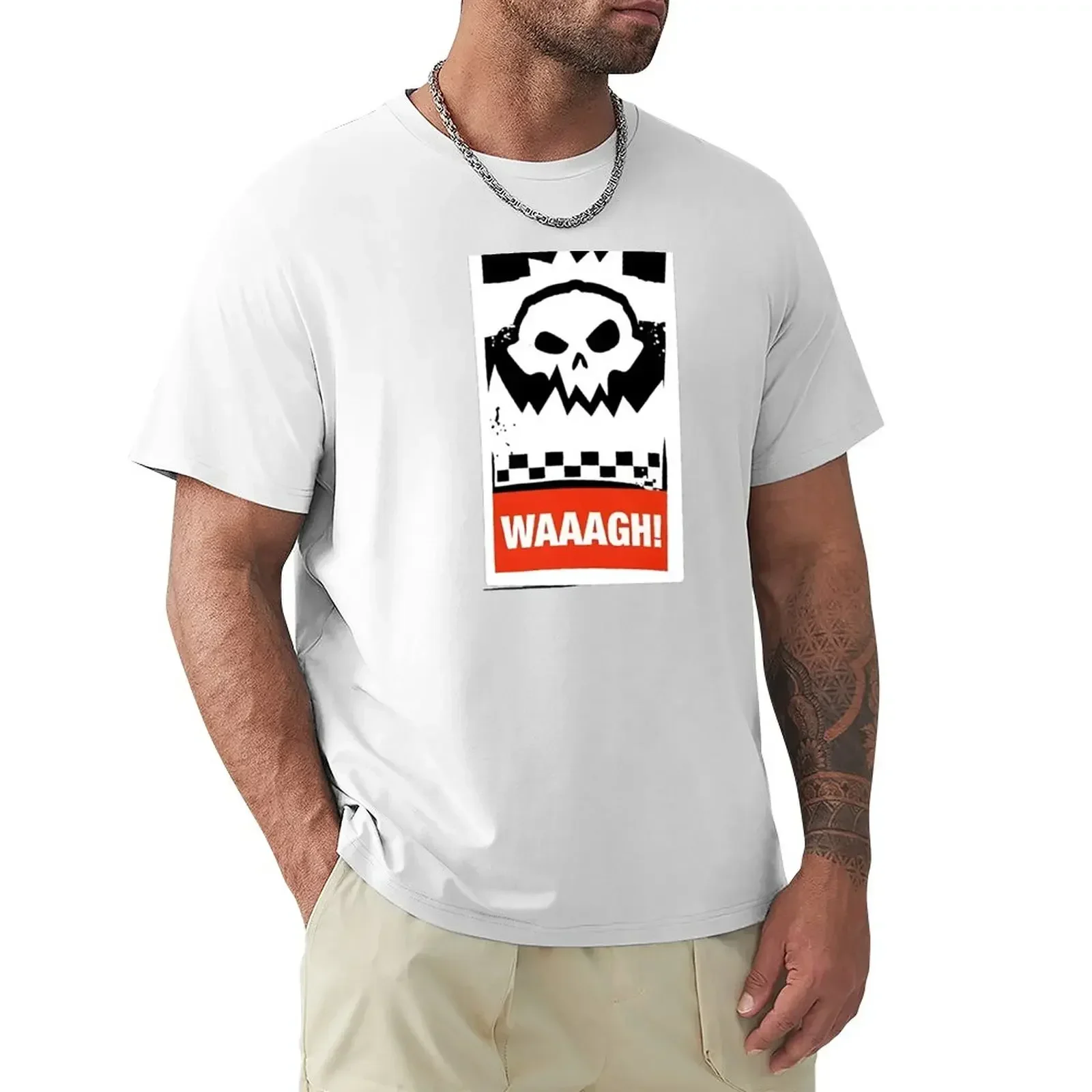 Ork Waaagh! Wargaming Meme T-Shirt plain new edition vintage for a boy oversized t shirts for me heavyweight Round CollarOutfits