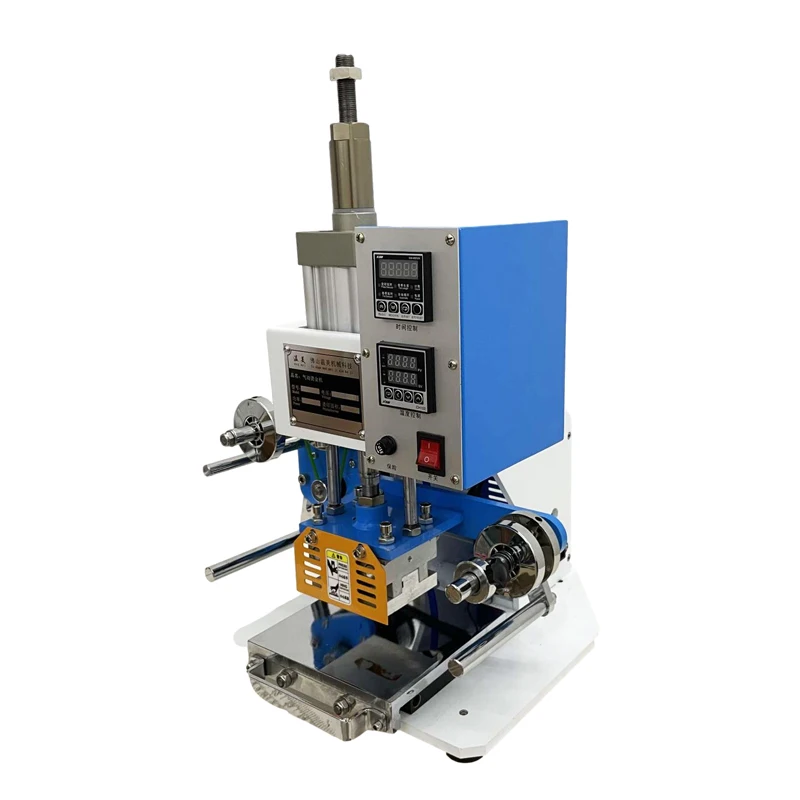 

OEM Electric Small Pvc Card Pneumatic Stamping Machine Leather LOGO 80*90