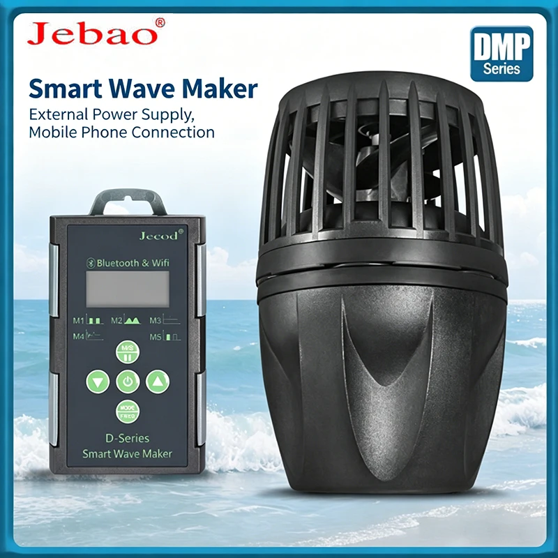 Jebao Smart Aquarium Wave Maker Pump DMP-10/20/30/40/65/80M Wavemaker Water Pump Bluetooth WiFi Connection Submersible Pumps