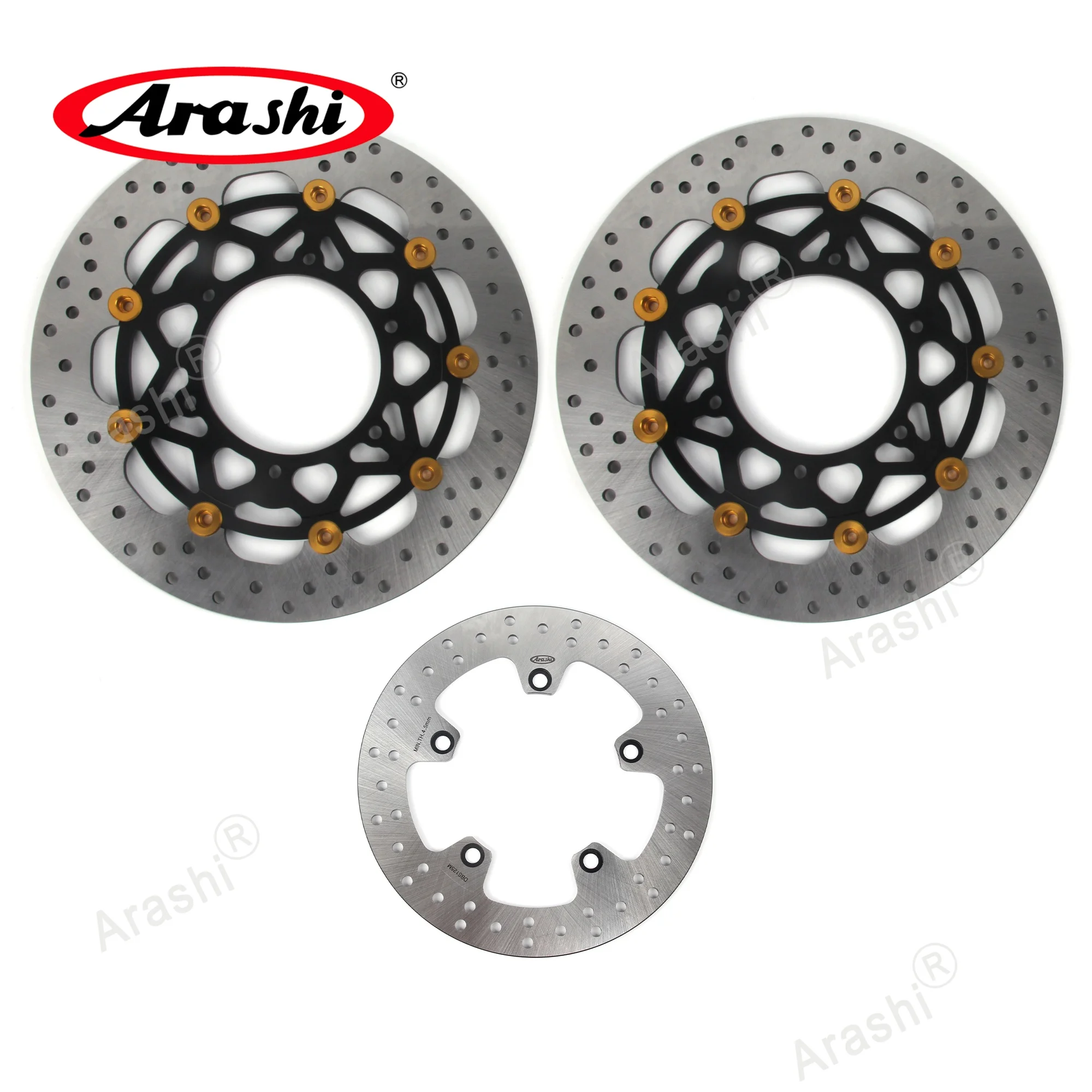 Arashi Front Rear Brake Disc Rotor Set For SUZUKI GSXS1000 GSX-S 1000 2015 - 2024  GSX1000S / GSX950S ABS 2021 2022 2023 2024