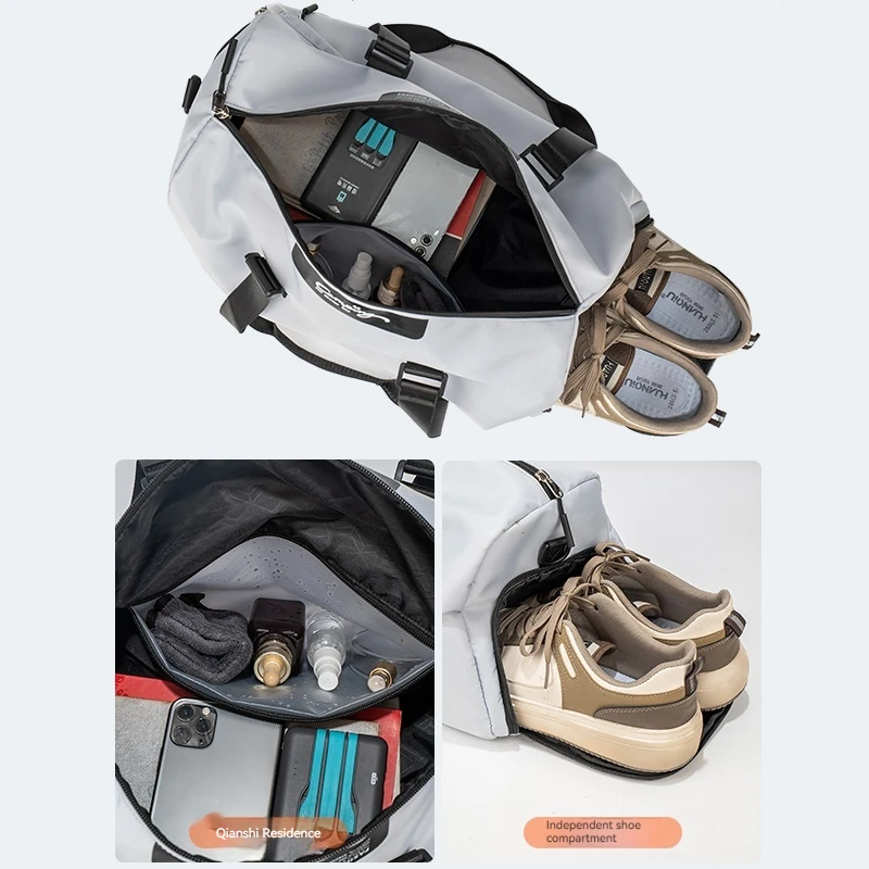 Gym Bag Male Wet and Dry Separation Sports Backpack Short Swim Lightweight Duffel Bag Travel Bag Large Capacity Portable