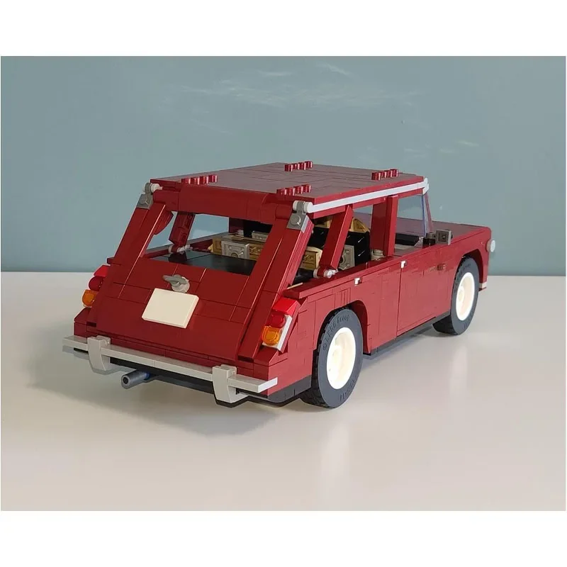 MOC-127028 petit camion voiture de tourisme modèle nuits de construction • 983 pièces anniversaire des enfants blocs de construction voiture jouet cadeaux