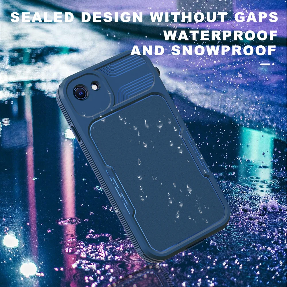 Shellbox Mars Series Waterproof Case for iPhone 7G 8G SE 2020 SE 2 SE 2022 SE 3 Shockproof Heavy Duty Defender Cover Diving Case