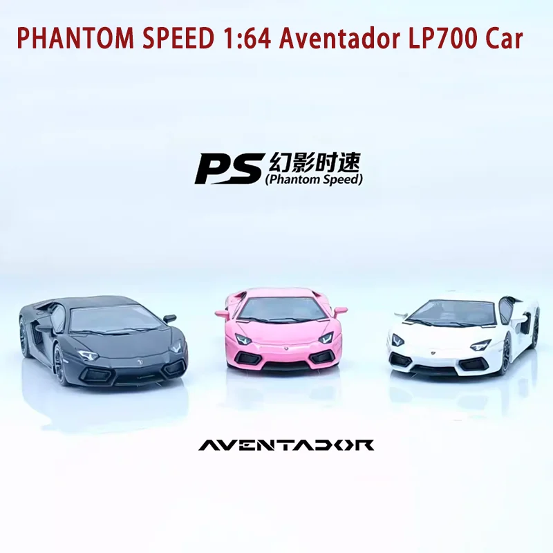 

PHANTOM SPEED Diecast 1:64 Scale Aventador LP700 Alloy Simulation Car Model Hobby Collection Ornaments Gift Static Display