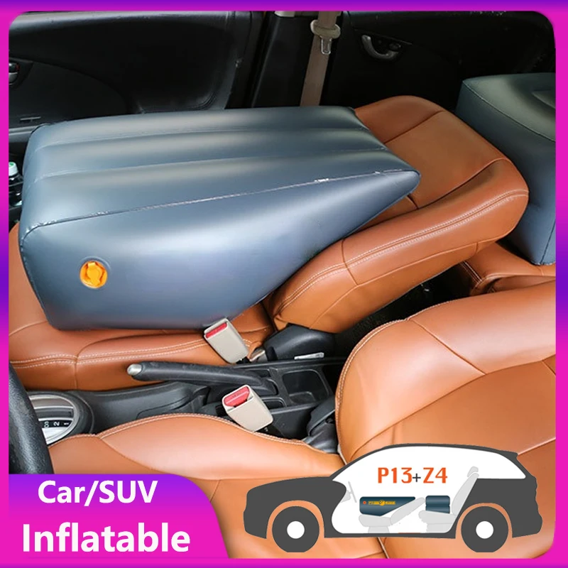 Cama Inflable de viaje para coche, colchón de aire Inflable para asiento trasero, cojín de aire para viaje en coche y Camping