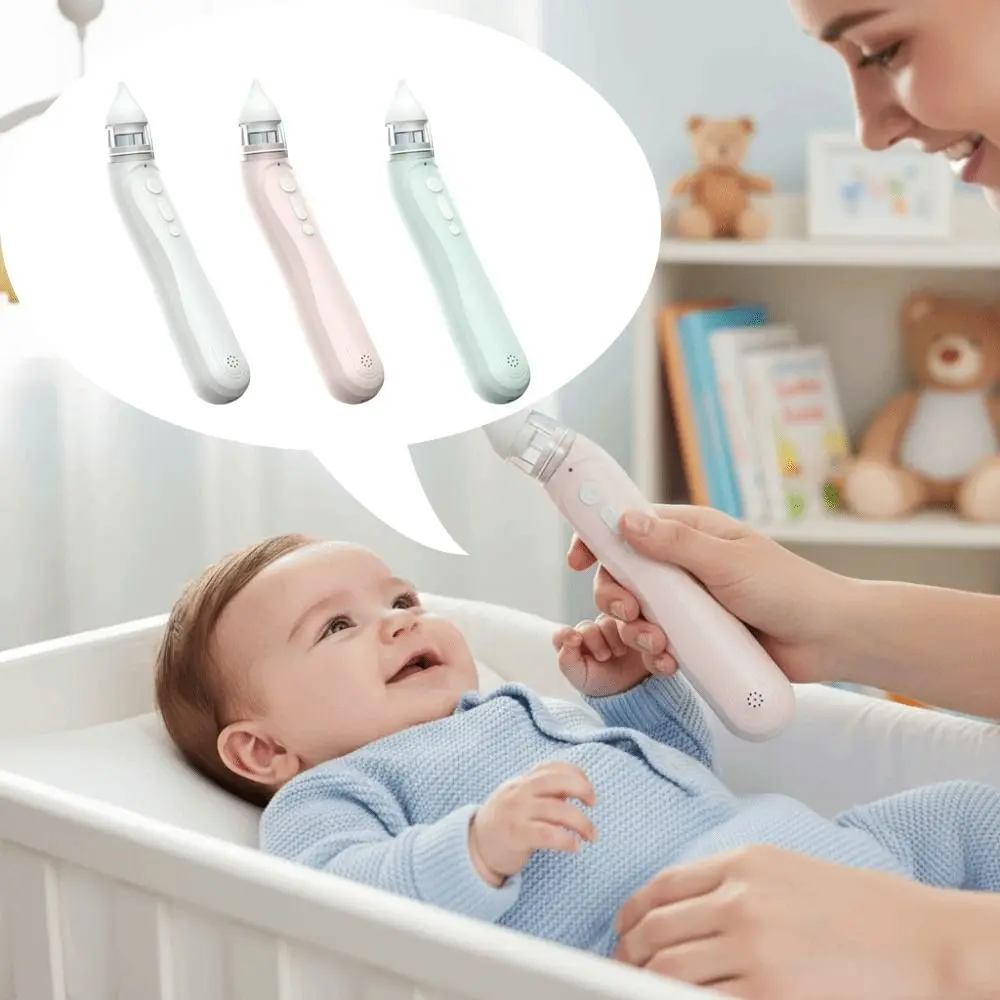 Music Electric Music Baby Electric Nasal Cleaner Cleans Snot Removing Mucus Earwax Removal Device Nasal Aspirator For Newborns