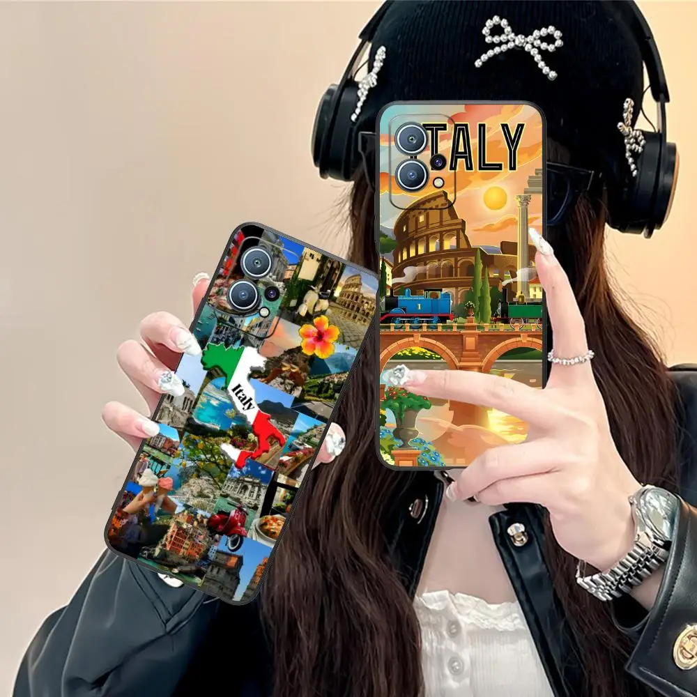 Чехол для телефона с флагом Италии для Huawei P60 P50 P40 P30 P20 P10 P9 P8 Pro Lite Plus, мягкий противоударный чехол из ТПУ