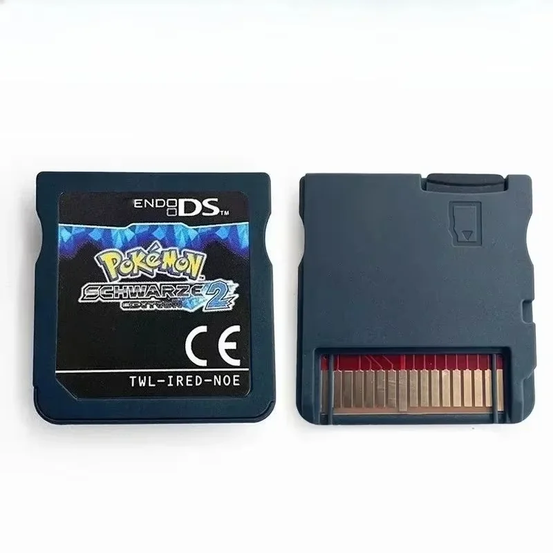NDS Game Card Pokémon Black 2 White 2 HeartGold Soulsilver Multi-language Cartridges Compatible with DS NDS 3DS