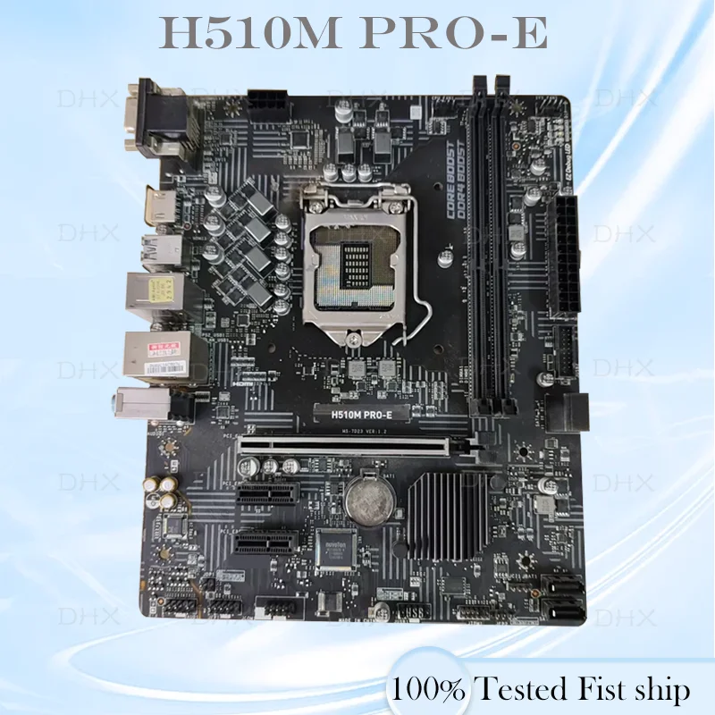 For MSI H510M PRO-E Motherboard H510 64GB Mainboard HDMI Micro ATX LGA 1200 DDR4 100% Tested Fully Work be shipp Fast DH