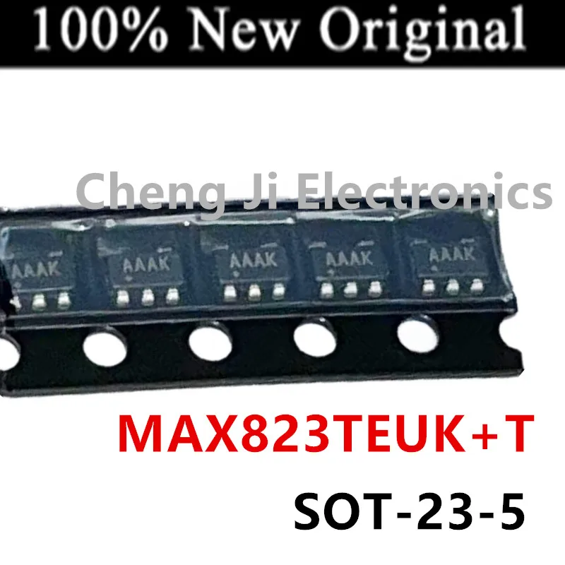 10PCS/Lot     MAX823TEUK+     MAX823TEUK+T    MAX823T    SOT-23-5    Marking：AAAK  New original watchdog timer processor monitor