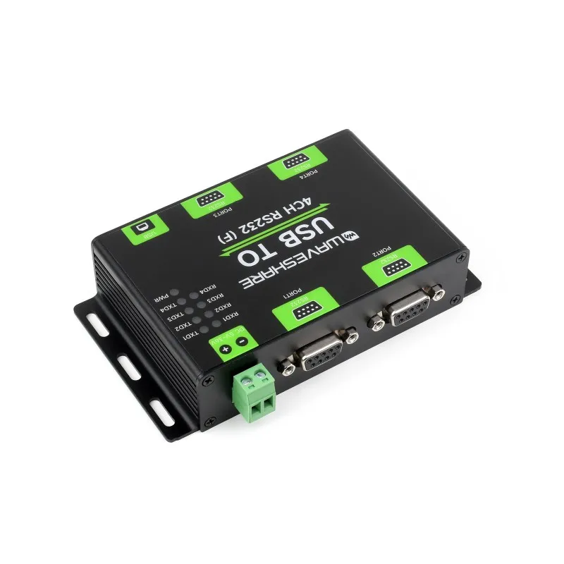 Industrial Isolated USB To 4-Ch RS232 Converter, USB To Serial Adapter, Original FT4232HL Chip