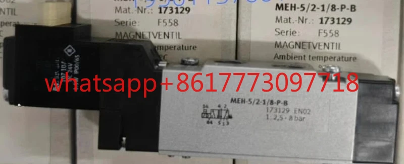

1 шт. новый оригинальный электромагнитный клапан MEH-5/2-1/8-P-B 173129 173141 173127
