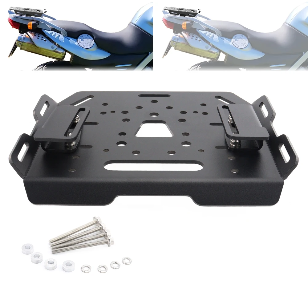 

Motorcycle Top Box Rear Carrier Shelf Bracket Rear Luggage Rack Cargo Holder F650GS F 650 GS DAKAR 2000 2001 2002 2003 For BMW