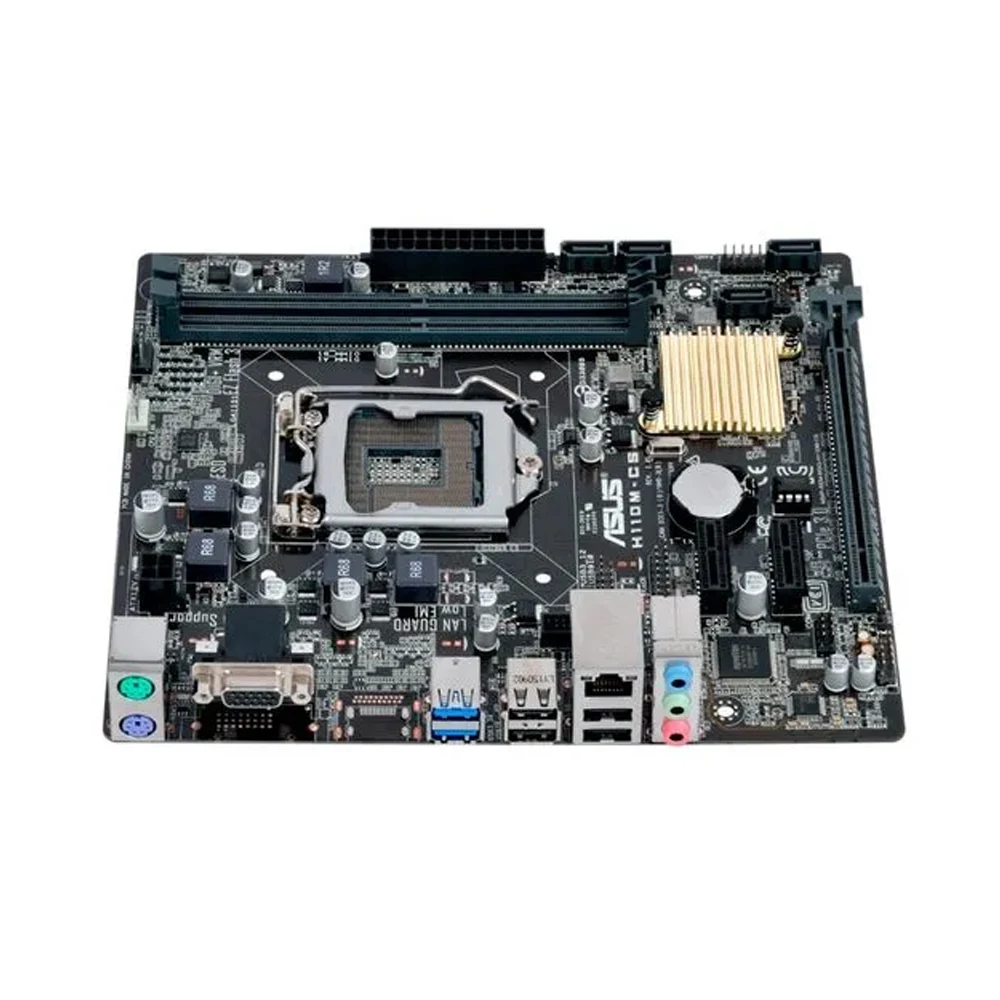 Материнская плата ASUS H110M, материнская плата LGA 1151, поддержка Φ 6700 i7-7700K 6500, ЦП DDR4 Intel H110 USB3.0 PCI-E 6100 ATX