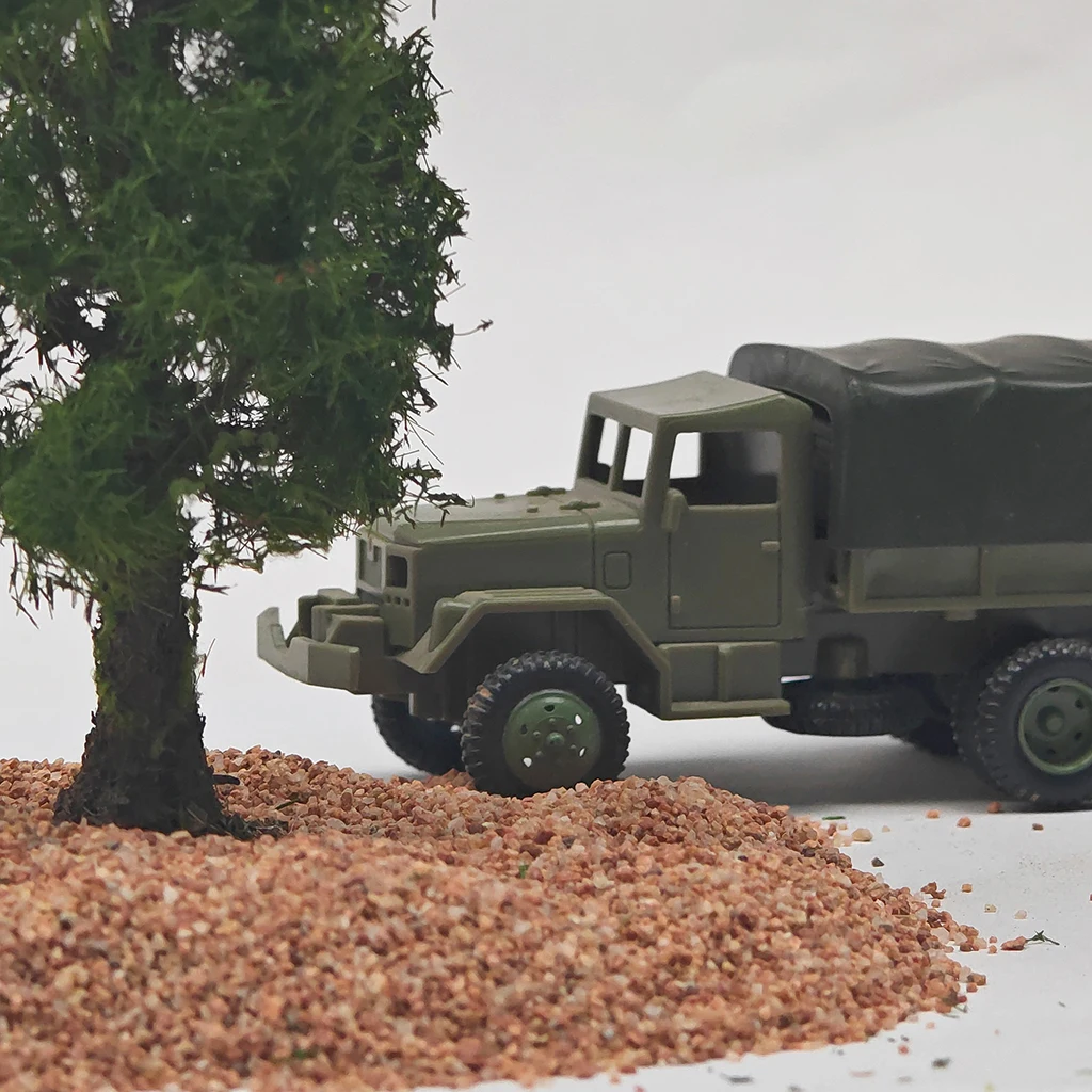 Modellbau-Sand 100g Packung - 0,5-1mm/1-2mm Sand für DIY-Eisenbahn, Diorama-Basis, Modellauto-Landschaft & Militärszenen-Dekoration – Detail 6