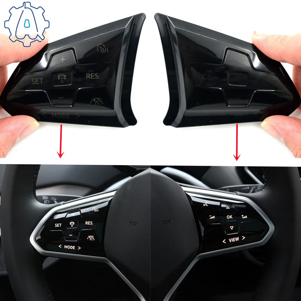 Multi function steering wheel LCD touch button shell For VW Golf7 MK7 Golf 8 MK8 Passat B8 Tiguan L For ID3 ID4 ID6 1EA959442A/B