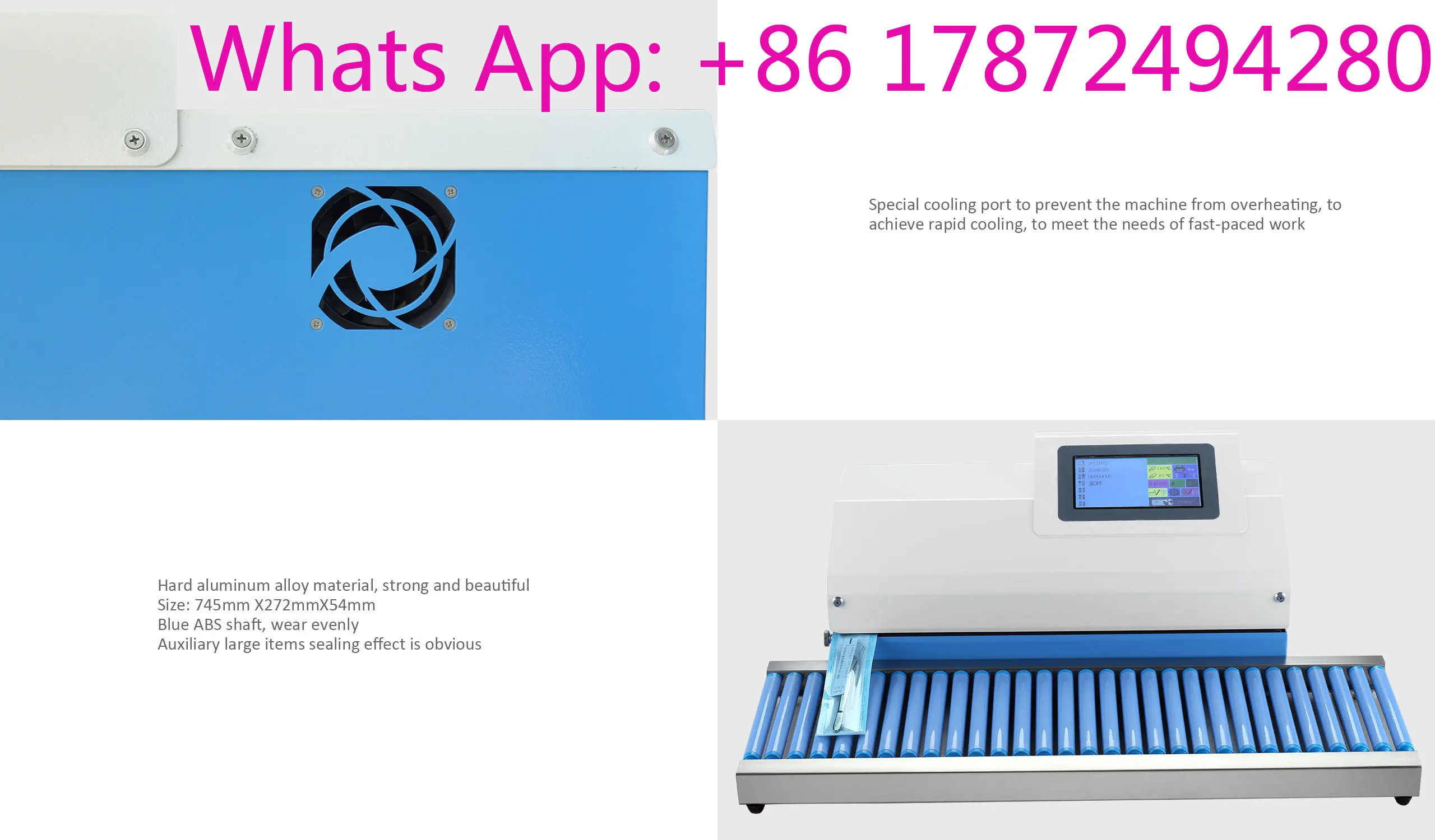 Double Operation Printing System  7 Color SEAL-1000 Sealing Machine  LCD Touch Screen with Chinese and English