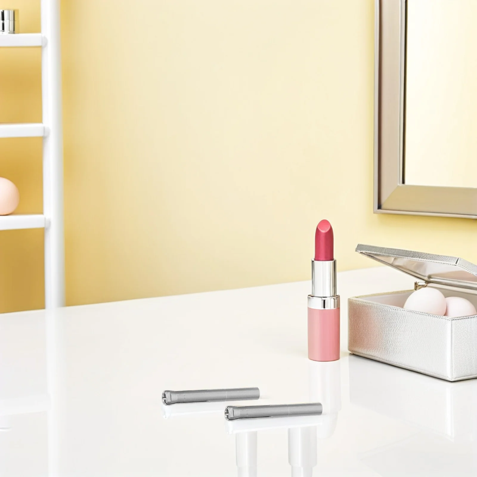 4 pçs mandril de broca do prego de aço inoxidável três mandíbulas primavera pinça substituição para salão profissional diy ferramentas manicure acessórios