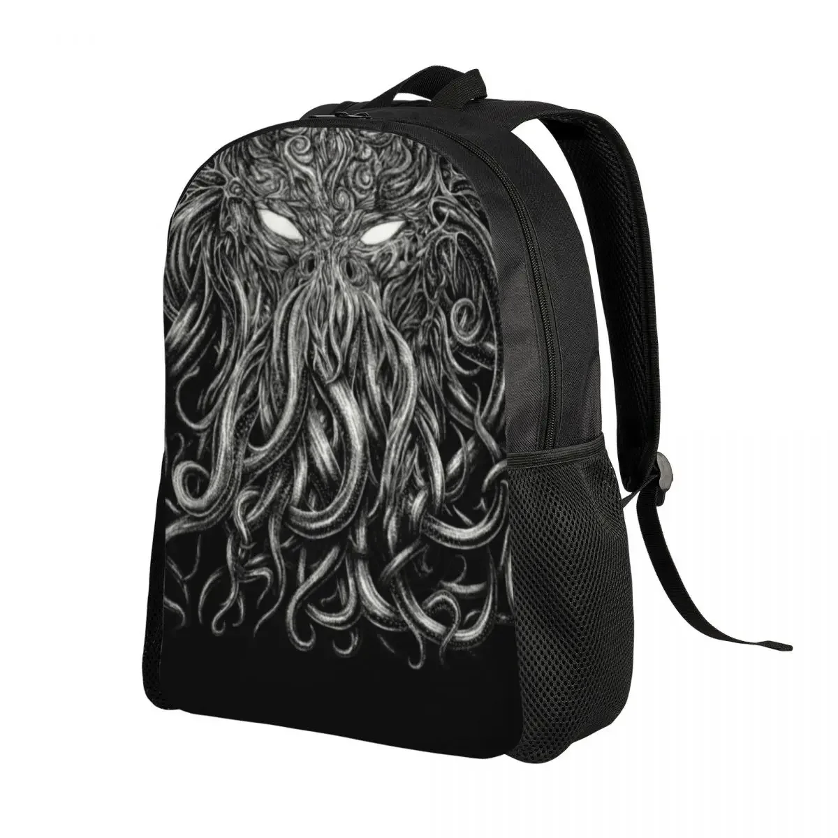 Personalized Horror Cthulhu Lovecraft Monster Backpacks Men Women Basic Bookbag for College School Lovecraft Bags