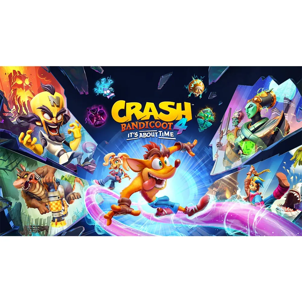 لعبة نينتندو سويتش - Crash Bandicoot 4: It's About Time - خرطوشة الألعاب المادية