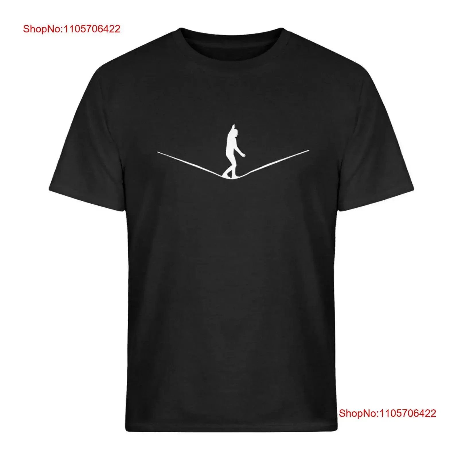 Slackline Balancing Slacklining Softstyle T Shirt vintage Washed designer clothes Unisex streetwear homme Stylish fashion