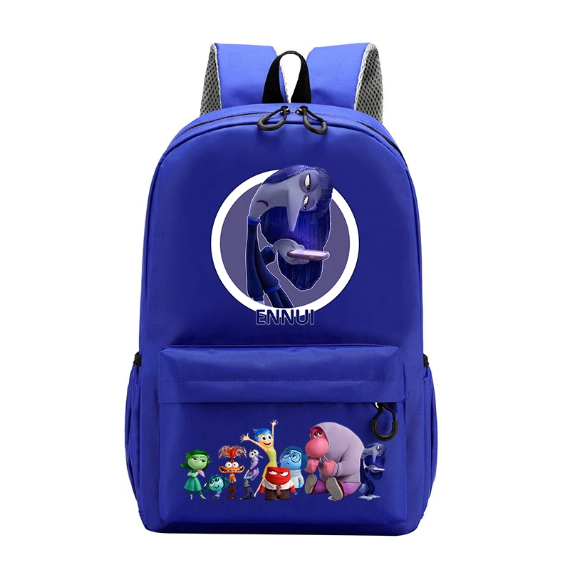 Disney von innen nach außen 2 Kinder Schult asche Kinder Anime gedruckt Rucksack Jungen Cartoon niedlichen Buch Taschen Mädchen Mode lässig Rucksack