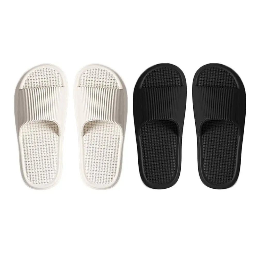 Thick Bottom Sandal Slippers Ultra-Soft Mute Indoor Slippers with Anti-Odor Technology Summer Runs Small Recommend Size Up