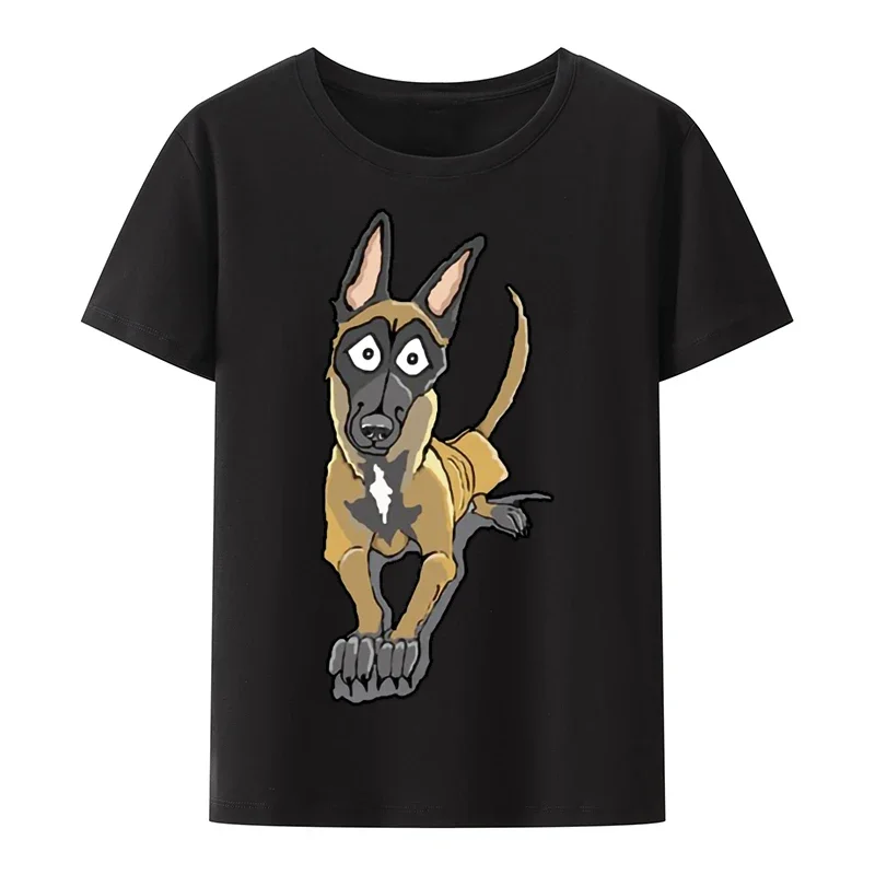 2024 summer funny New Fashion The Belgian Malinois T Shirt men clothing harajuku graphic t shirts oversized funny style cotton